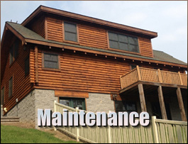  Milton Center, Ohio Log Home Maintenance