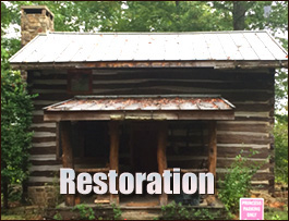 Historic Log Cabin Restoration  Milton Center, Ohio
